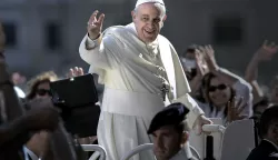 March 13, 2023 marks 10 years of Pontificate for Pope Francis. in the picture: Pope Francis during his weekly general audience in St. Peter square at the Vatican, Wednesday. September 3, 2014. Photo: Stefano Spaziani/ipa-agency.net/IPA