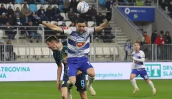 Osijek, 16. 02. 2025, Opus Arena, nogomet, SuprSport HNL 24/25, Osijek - Rijeka, Arnel Jakupović (17).snimio GOJKO MITIĆ