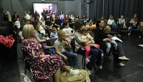 Osijek, 22. 04. 2025, KC Osijek, Humanitarna noć knjige. snimio GOJKO MITIĆ