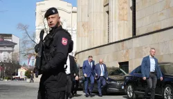 21.03.2025., Akademija nauka i umjetnosti RS, Banja Luka (BiH) - Predsjednik Republike Srpske Milorad Dodik sudjelovao na znanstvenom skupu "Dejtonski mirovni sporazum – 30 godina mira i stabilnosti". Photo: Dejan Rakita/PIXSELL/PIXSELL