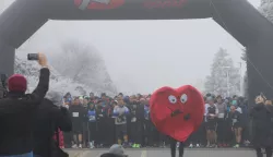 Osijek, 01. 01. 2025, Tradicionalna novogodišnja utrka. Točno u podne. Start na Promenadi ispred IKTUS-a.snimio GOJKO MITIĆ