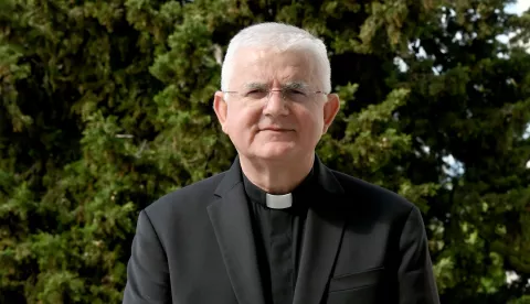 RIJEKA, 24. 04. 2025. - Nadbiskupski dom, nadbiskup Mate Uzinić  SNIMIO: VEDRAN KARUZA 