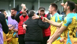 Igor Budiša, Jovo Vuković i igrači BSK-a imaju razloga za slavljeFoto: Matija Vuković/BSK