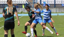 Osijek, 27. 04. 2025, Stadion Gradski vrt, nogomet, Osijek - Međimurje (čakovec), Liga za prvaka, Magenta liga.snimio GOJKO MITIĆ