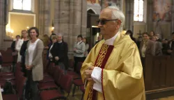 Osijek, 27. 04. 2025, Zlatna misa Adama Bernatovića u osječkoj konkatedrali..snimio GOJKO MITIĆ