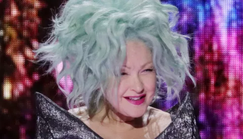 Photo by: Mark Camill/Famous/starmaxinc.comSTAR MAX©2024ALL RIGHTS RESERVEDTelephone/Fax: (212) 995-11962/11/25Cyndi Lauper performs at The O2 Arena on February 11, 2024 in London, England. Photo via Newscom Photo: Mark Camill/Famous/starmaxinc.co/NEWSCOM