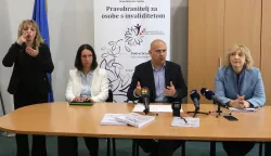 Osijek, 28. 04. 2025, Ulica Hrvatske Republike 5, Pravobranitelj za osobe s invaliditetom, Darijo Jurišić, predstavio rezultate rada prošle godine... snimio GOJKO MITIĆ