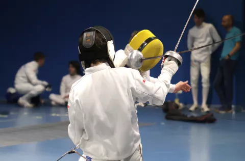 Osijek, 26. 04. 2025., Dvorana Gradski vrt, mačevanje, Kup Grada Osijeka, međunarodni turnirSNIMIO BRUNO JOBST