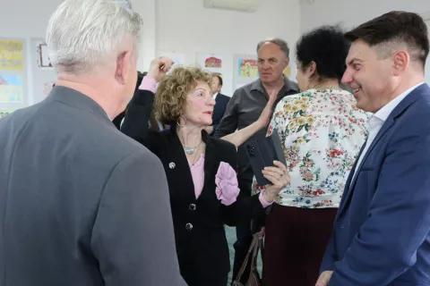 Osijek, 30. 04. 2025, Obilježavanje Dana Gradske četvrti Industriska četvrt, svečana sjednica, kraj. snimio GOJKO MITIĆ