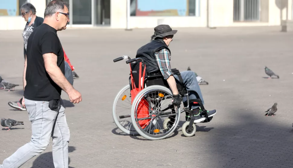 24.05.2022., Zagreb - Ilustracija. Kretanje osoba sa invaliditetom. Photo: Patrik Macek/PIXSELL