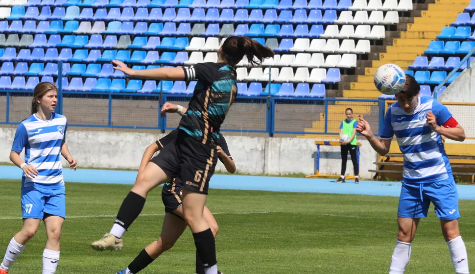 Osijek, 27. 04. 2025, Stadion Gradski vrt, nogomet, Osijek - Međimurje (čakovec), Liga za prvaka, Magenta liga.snimio GOJKO MITIĆ