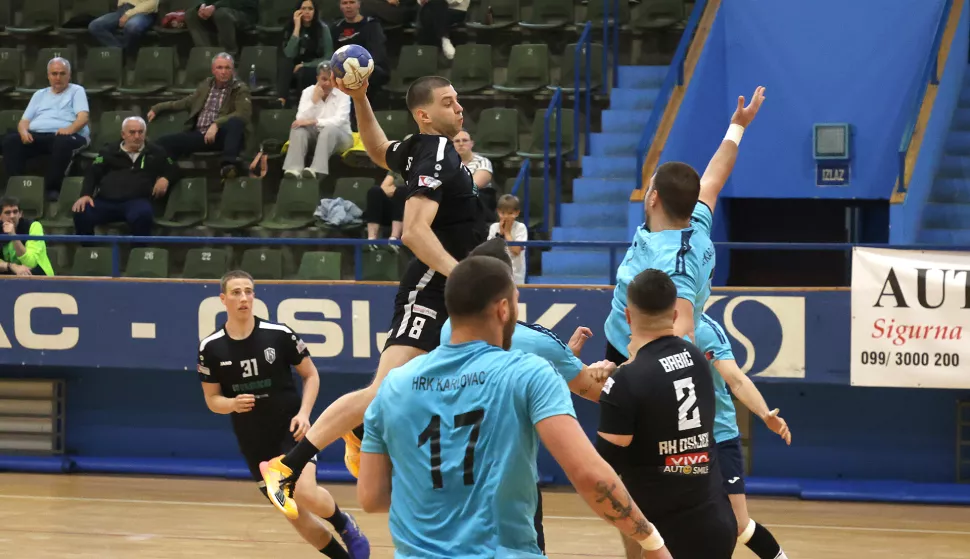 Osijek, 26. 04. 2025., SD Zrinjevac, Osijek - Karlovac, Paket24, Premijer liga za ostanakSNIMIO BRUNO JOBST