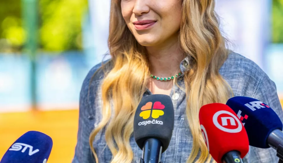 Donna Vekić između Madrida i Rima navratila je u OsijekFOTO: Marko Žuljević