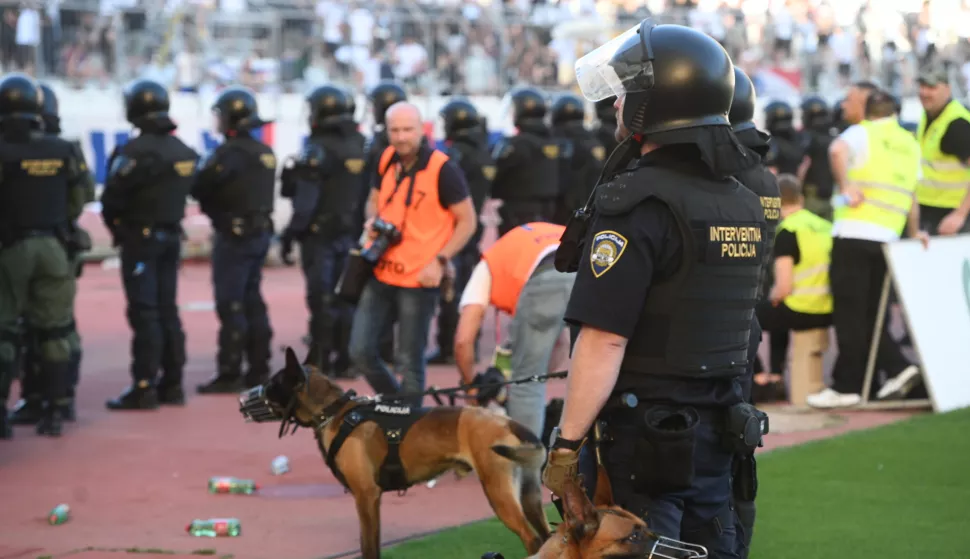 Split, 3.05.2025. - Susret 33.kola HNL-a Hajduk-Dinamo na stadionu Poljud. Foto HINA/ Mario STRMOTIĆ/ MS