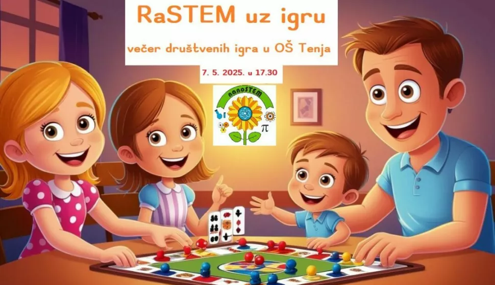 Večer društvenih igara u OŠ Tenja - najava