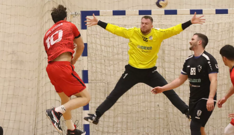 Osijek, 22. 03. 2025, SD Zrinjevac, rukomet. Osijek - Gorica (Velika Gorica), Paket 24 Premijer liga - Liga za ostanak (muškarci).snimio GOJKO MITIĆ