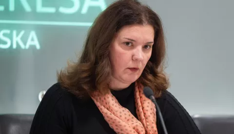 18.10.2024., Zagreb - Sjednica Povjerenstva za odlucivanje o sukobu interesa na kojoj se donijela odluka vezana uz moguci nesklad u imovini gradonacelnice Siska Kristine Ikic Banicek, nepodnosenje imovinske kartice Maria Banozica, zamjenika zupana Splitsko-dalmatinske zupanije Ante Sosica i dr. Photo: Neva Zganec/PIXSELL