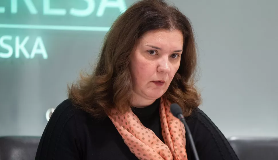 18.10.2024., Zagreb - Sjednica Povjerenstva za odlucivanje o sukobu interesa na kojoj se donijela odluka vezana uz moguci nesklad u imovini gradonacelnice Siska Kristine Ikic Banicek, nepodnosenje imovinske kartice Maria Banozica, zamjenika zupana Splitsko-dalmatinske zupanije Ante Sosica i dr. Photo: Neva Zganec/PIXSELL