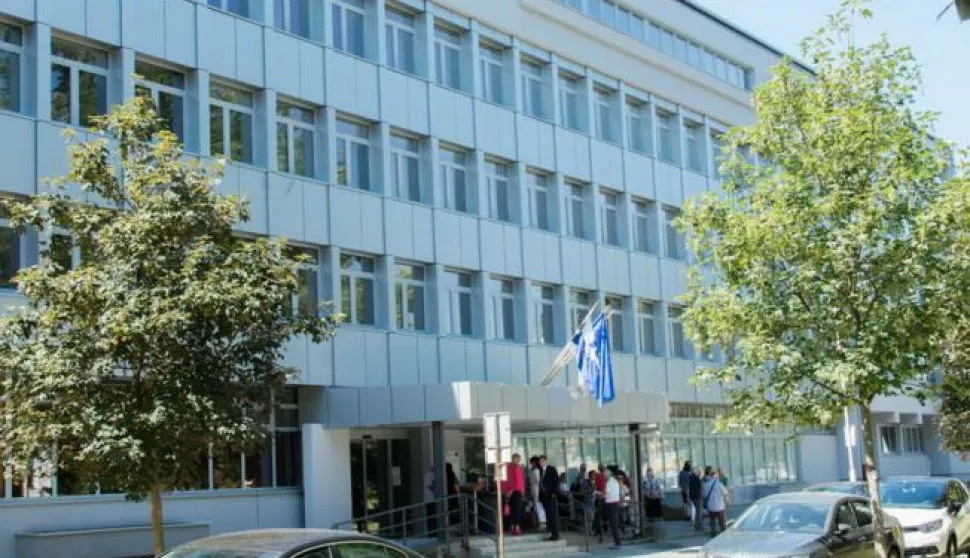 OSIJEK- 30.06.2020., Park kralja Zvonimira, zavrsna konferencija projekta Energetska obnova zgrade HZMO i HZZO u Osijeku..FotoAndrea Ilakovac