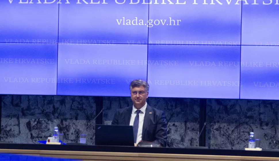 Zagreb, 06.05.2025 - 89. sjednica Vlade RH. Na fotografiji Andrej Plenković. foto HINA/ Daniel KASAP/ dk