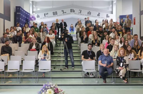 Osijek, 06. 05. 2025., EFOS, Carrer day, Dan karijera, AIESEC, otvorenje, štandoviSNIMIO BRUNO JOBST