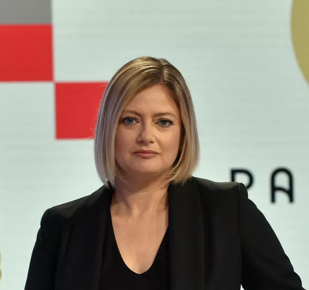 Zagreb, 05.06.2024 (mozaik) - HRT predstavio studio, novinare i komentatore za predstojeci EURO 2024 i Olimpijske ige, na slici Marija Zizak, Zrinka Grancaric.foto Davor Kovacevicmozaik