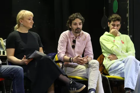 Osijek, 07. 05. 2025, Dječje kazalište Branka Mihaljevića, - konfrerencija za novinare, najava premijere predstava "Čudni kovačev sin".snimio GOJKO MITIĆ