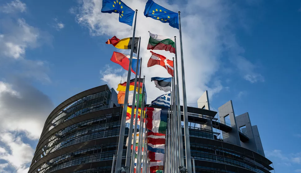 Europski parlament - zastave Izvor: Europski parlament