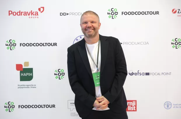 Osijek, 08. 05. 2025., KC, Koncertna dvorana Franjo Krežma, FOODCOOLTOUR, konferencija o sigurnosti hrane i održivosti proizvodnje, konferencija, panel rasprave, Tomica ĐukićSNIMIO BRUNO JOBST