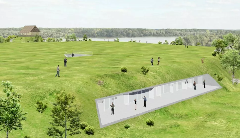 Vizualizacija budućeg planetarija u Arheološkom parku Vučedol