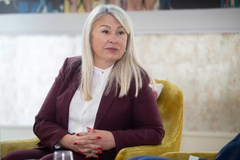 06.05.2025., Zagreb - U hotelu Amadria Park Hotel Capital odrzana je konferencija za medije u organizaciji DM-a i Miss7 na temu zdravlja koze i zastite od sunca. Gordana Picek.