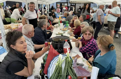 BOCANJEVCIU etnoselu Bocanjevcima održan je 9. Gastro fest.svibanj 2025.