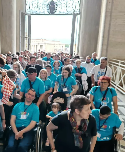 Ulazak kroz Sveta vrata bazilike sv. Petra