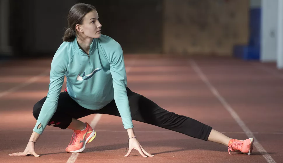 14.02.2023., Varazdin- Atleticarka Jana Koscak, velika nada hrvatske atletike. Photo: Vjeran Zganec Rogulja/PIXSELL