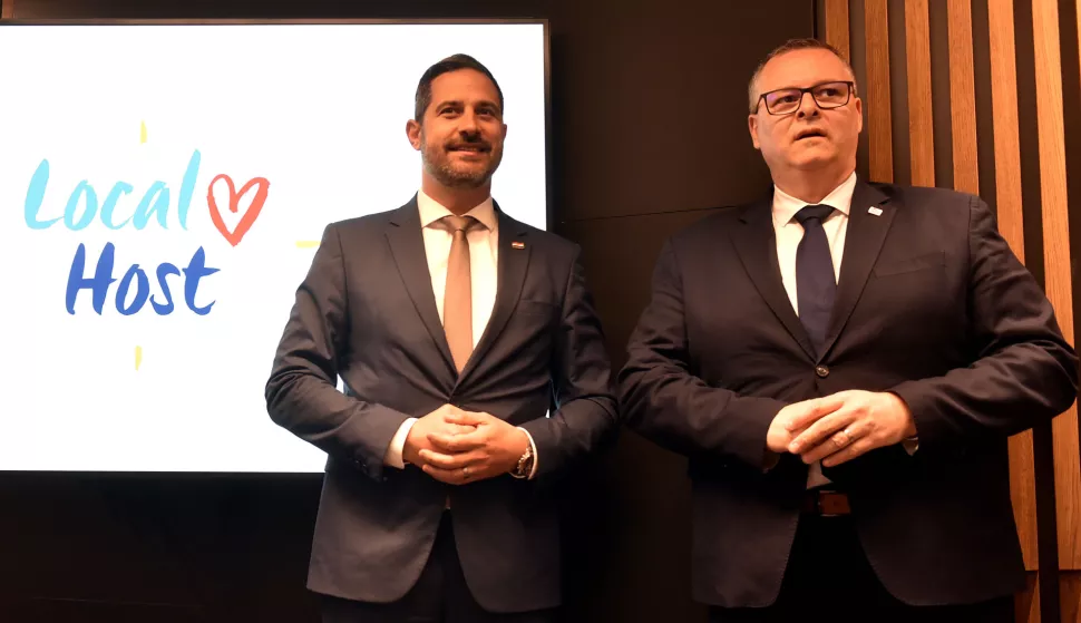 Zagreb, 12.05.2025 (novosti) - predstavljanje oznake prepoznatljivosti smjestaja u domacinstvu, na slici Tonci Glavina, Kristjan Stanicic.foto Davor Kovacevicnovosti