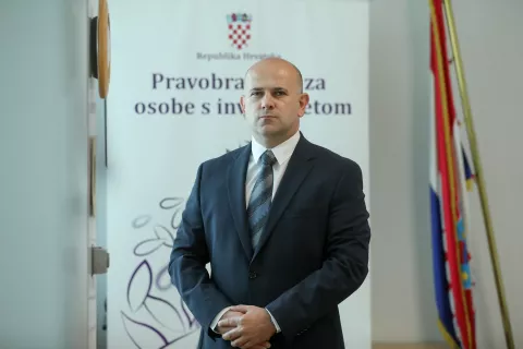 20.05.2024., Zagreb - Darijo Jurisic, pravobranitelj za osobe s invaliditetom.  Photo: Robert Anic/PIXSELL