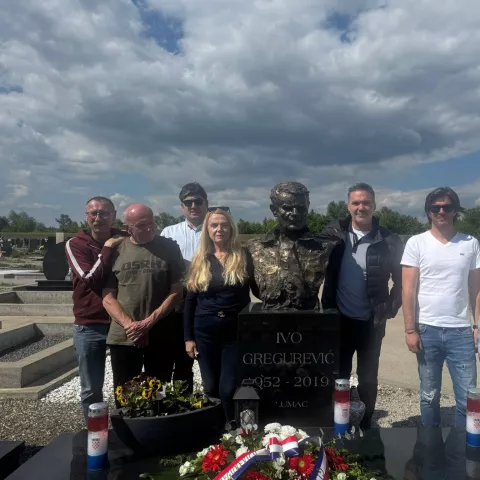 Na grobu Ive Gregurevićafoto: Festival glumca