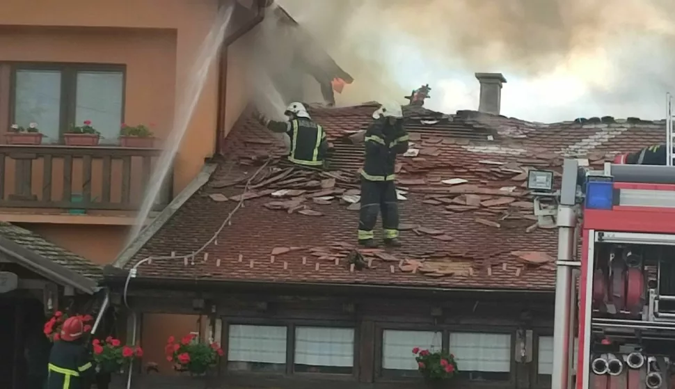 Veliki požar u Vardarcu u potpunosti uništio poznati baranjski restoran Citadela