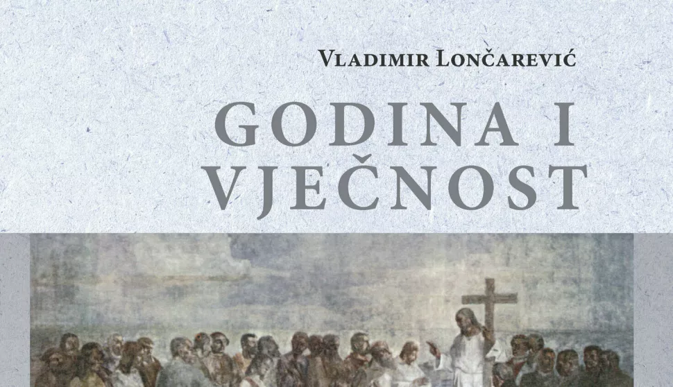 Roman povjesnica Godina i vječnost, autora V. Lonačrevića, naslovnica