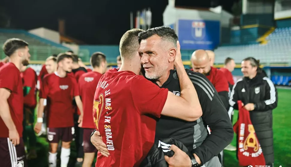 Sarajevo je odigralo 1:1 u Širokom Brijegu i zahvaljujući visokoj pobjedi iz prve utakmice (4:o) osvojilo Kup Bosne i Hercegovine.