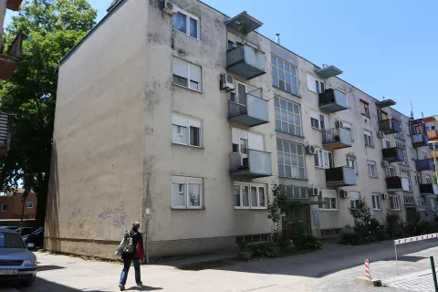 Osijek, 15. 05. 2025, Vijenac Ljube Babića. Rekonstrukcija vodovoda i odvodnje i uređanje javnih površina.snimio GOJKO MITIĆ 