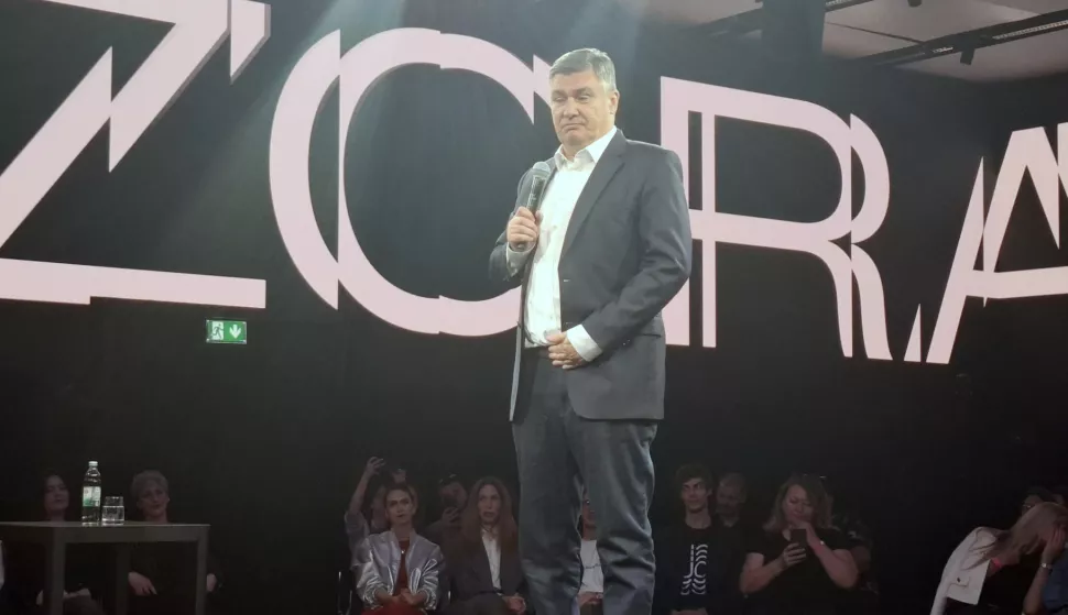 Rovinj, 15.05.2025. - Predsjednik Republike Zoran Milanovi? sudjelovao je na sve?anom otvorenju festivala Dani komunikacije 2025. Na fotografiji Zoran Milanovi?. foto HINA/ Daniel SPONZA/ ua