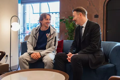 Luka Modrić i Dinko Lucić, PBZ Grupa