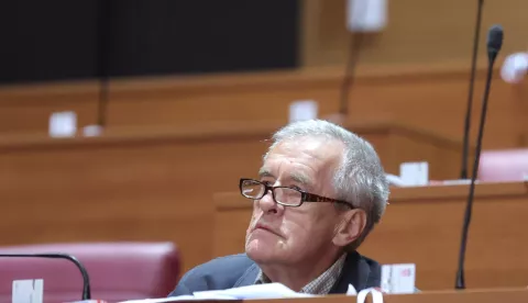 Zagreb.30.4.2025. Nastavak 6.sjednice Hrvatskog sabora.Na slici Josip Jurčević.foto HINA/ Tomislav Pavlek/ tp