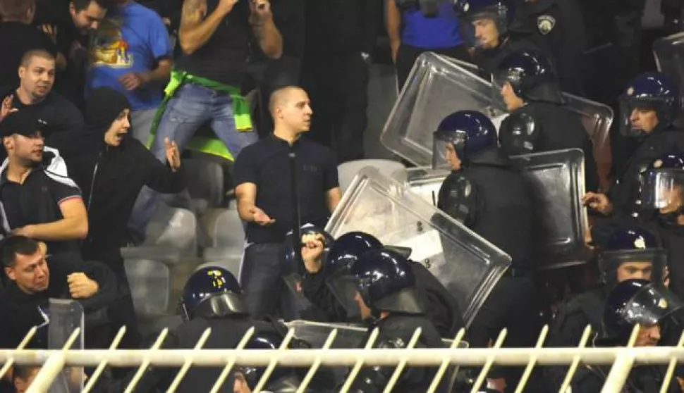 21.10.2017., Split - Nogometna utakmica 13. kola Hrvatski Telekom Prve lige, HNK Hajduk - GNK Dinamo. Photo: Hrvoje Jelavic/PIXSELL------gn dva stupca color sport