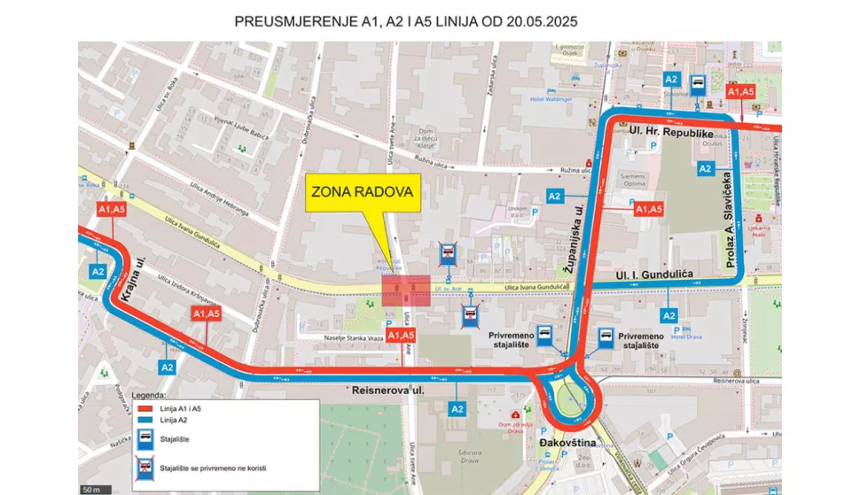 Nove rute za autobuse