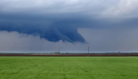 Osijek, 31. 03. 2025., nevrijeme, oblaci, oblak, klimatske promjene, poljoprivreda, kiša, slobodnjak, slobodnjaciSNIMIO BRUNO JOBST