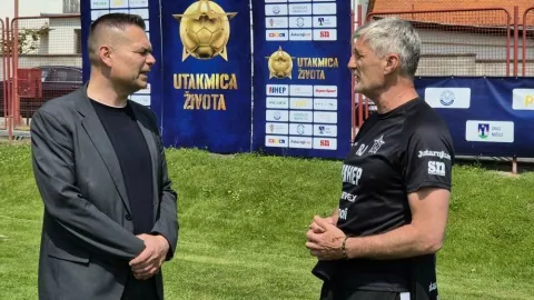 Krešimir Kašuba i Robert Jarni