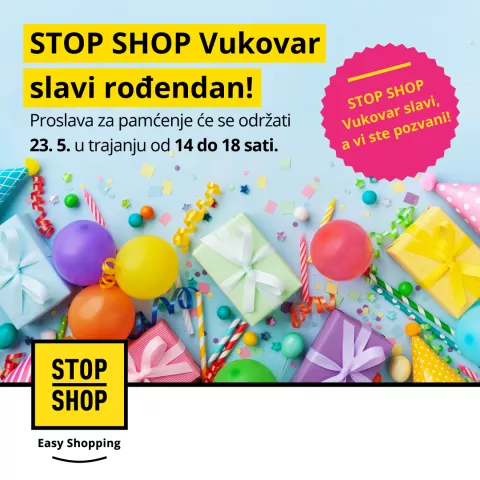 STOP SHOP Vukovar slavi svoj prvi rođendan uz važnu zdravstvenu akciju