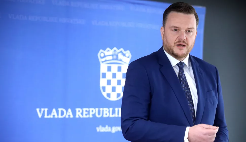 Zagreb, 27.02.2025 - Ministar financija Marko Primorac dao je izjavu nakon sjednice Vlade RH.foto HINA/ Denis CERIĆ /dc